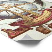 Poster du ballon fou vintage (Coin)