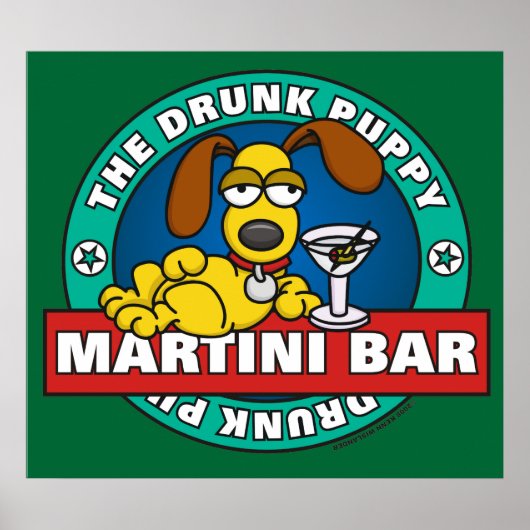 Poster du bar à Martini Puppy (Devant)