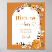 Poster du bar citrouille de la chute de l'arc de m (Devant)