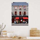Poster du bar irlandais O Donnabhain (Cuisine)