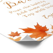 Poster du bar Mimosa Fête des mariées d'automne (Coin)