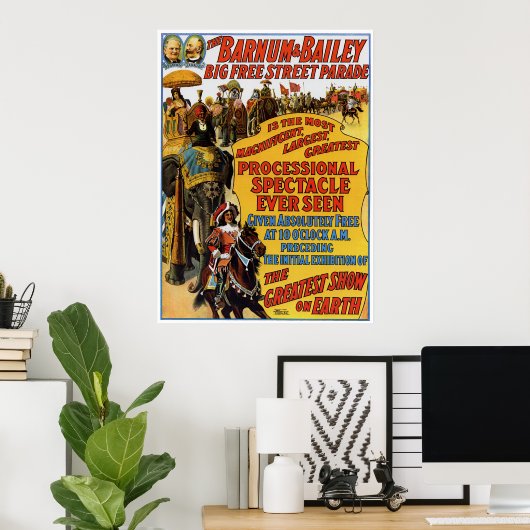Poster du Barnum & Bailey Circus (Bureau à domicile)