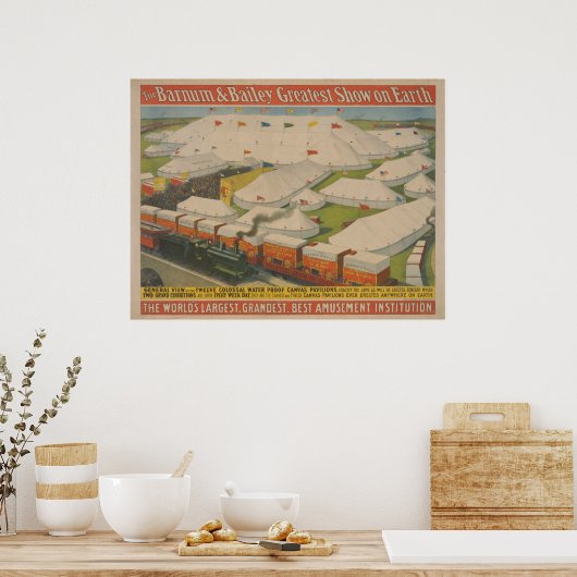 Poster du Barnum & Bailey Circus (Cuisine)