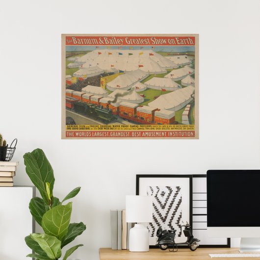 Poster du Barnum & Bailey Circus (Bureau à domicile)