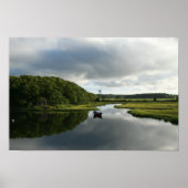 Poster du bateau rouge Cape Cod (Devant)