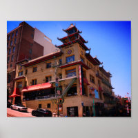 Poster du bâtiment de la marque de commerce SF Chi
