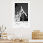 Poster du bâtiment de l'assurance vie de New York (Cuisine)