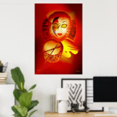 Poster du batteur Venice Moon (Bureau à domicile)