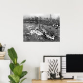Poster du Battleship USS Arizona 20" x 26" (Bureau à domicile)