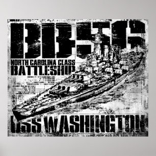 Poster du Battleship Washington