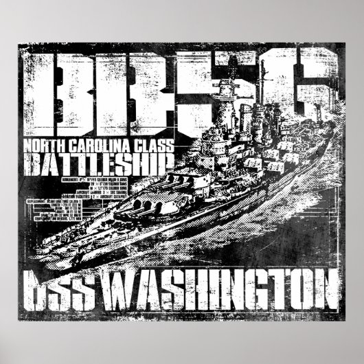 Poster du Battleship Washington (Devant)