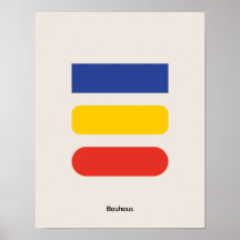 Poster du Bauhaus, affiche de l'exposition du Bauh