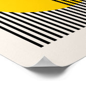 Poster du Bauhaus, Poster des Lignes du Cercle Jau (Coin)