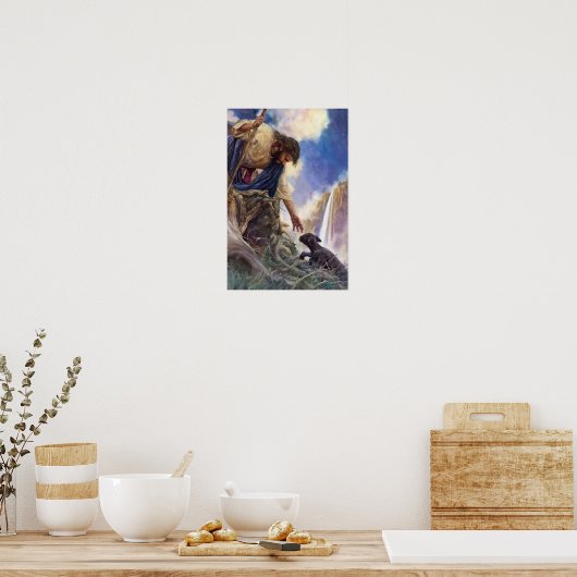 Poster du Bon Pasteur Jésus Christ (Cuisine)