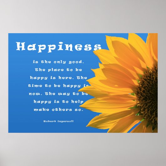 Poster du bonheur : Ingersoll (Devant)