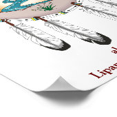 Poster du bouclier de la tribu Apache Lipan (Coin)