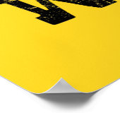 Poster du bouddhisme zen Spaghetti de style occide (Coin)