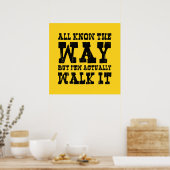 Poster du bouddhisme zen Spaghetti de style occide (Cuisine)