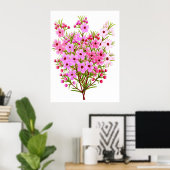 Poster du Bouquet australien de Waxflower (Bureau à domicile)