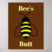 Poster du bouton de l'abeille (Devant)