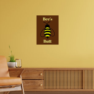 Poster du bouton de l'abeille