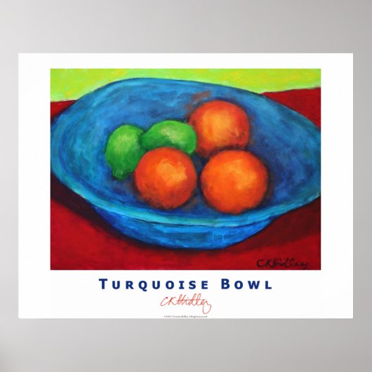 Poster du Bowl Turquoise (Devant)