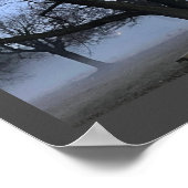 Poster du brouillard et des arbres (Coin)