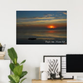 Poster du brouillard sur Maple Lake (Bureau à domicile)