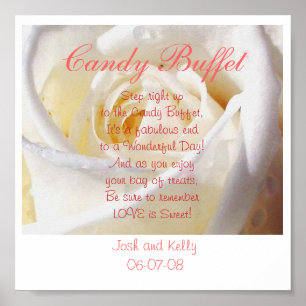 Poster du buffet de bonbons