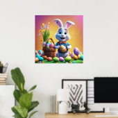 Poster du Bunny de Pâques (Bureau à domicile)