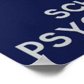 Poster du bureau du psychologue de l'école de calm (Coin)