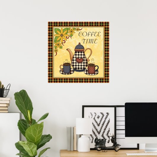Poster du café (Bureau à domicile)