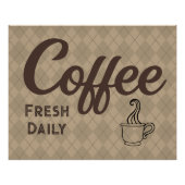 Poster du café (Devant)