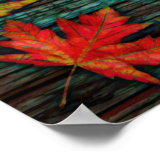 Poster du café d'automne (Coin)