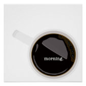 Poster du café du matin (Devant)