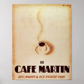 Poster du Café Martin (Devant)
