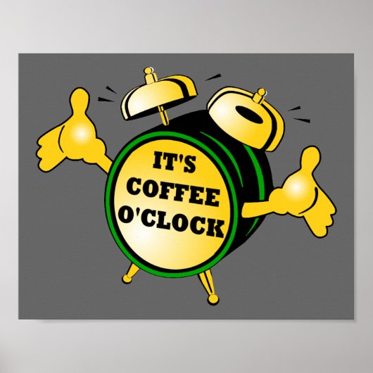 Poster du café O'clock (Devant)