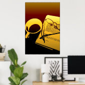 Poster du café Sunset (Bureau à domicile)