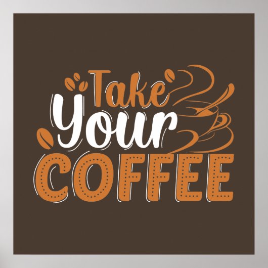 Poster du café Take You (Devant)