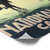 Poster du Caire Egypte Vintage Pyramide Camel (Coin)