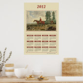 Poster du calendrier 2012 de Huntsman (Cuisine)