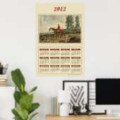Poster du calendrier 2012 de Huntsman (Bureau à domicile)
