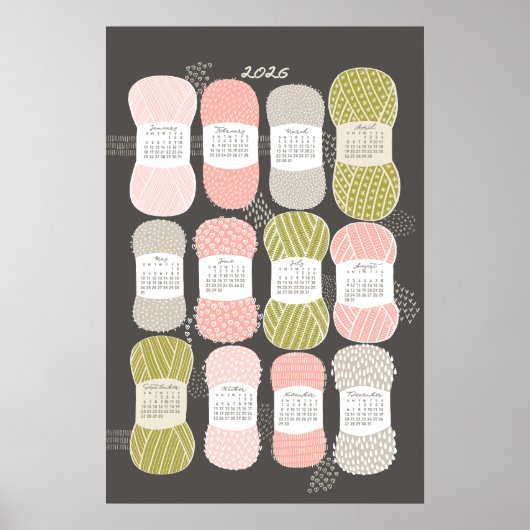 Poster du calendrier 2026 Brown (Devant)