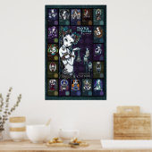 Poster du calendrier artistique Myka Jelina (Cuisine)