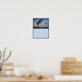 Poster du calendrier du mur d'aigle chauve 2025 (Cuisine)