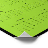 Poster du calendrier du mur de faucon à queue roug (Coin)