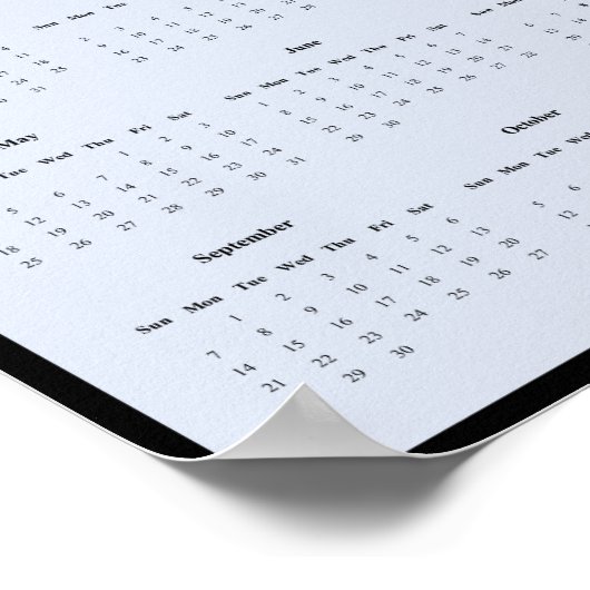 Poster du calendrier Osprey Wall 2025 (Coin)