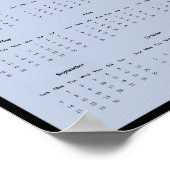 Poster du calendrier Osprey Wall 2025 (Coin)