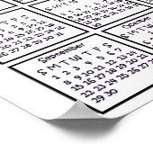 Poster du calendrier photo personnalisé 2019 (Coin)