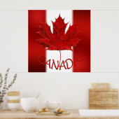 Poster du Canada Drapeau du Canada Imprimés et cad (Cuisine)